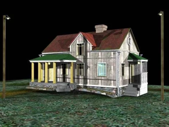 House Country Style 3d model House Country Style 3d model