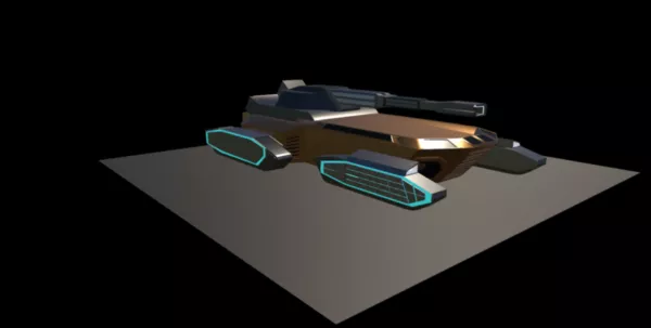 Soviet Army Tank 3d model