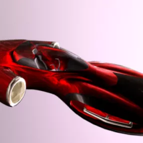 Hovercar Concept Design 3d model