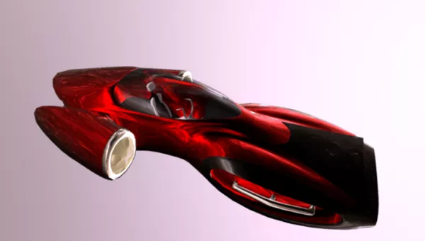 Scifi Cargo Spaceship 3d model