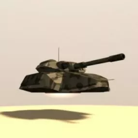 Hovering Tank Weapon 3d model