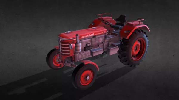 Huerlimann Farm Tractor Design 3d model Huerlimann Farm Tractor Design 3d model