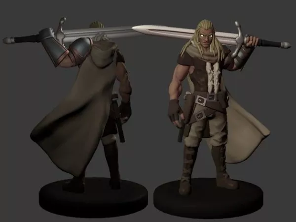 Human Barbarian Sculpt 3d model Human Barbarian Sculpt 3d model