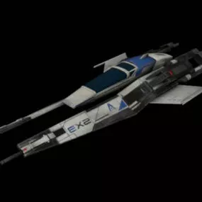 Human Fighter Aircraft 3d model