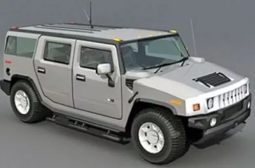 Hummer Humvee Car 3d model