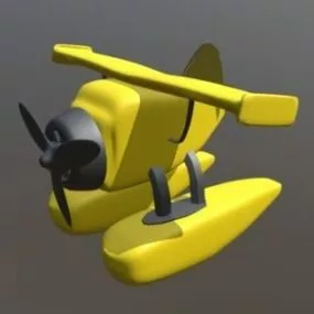 Hydroplane Childrend Toy 3d model