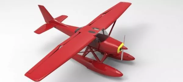 Hydroplane Airplane 3d model Hydroplane Airplane 3d model