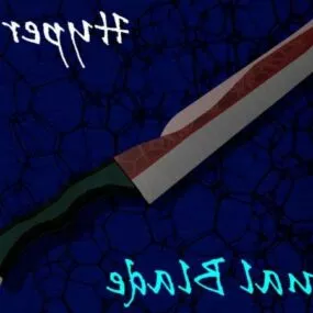 Dual Blade Sword Hyper Weapon 3d model