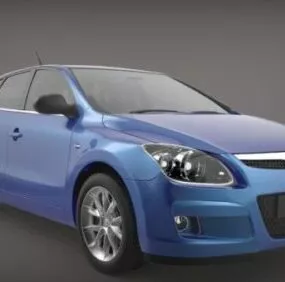 Hyundai I30 Sedan Car 3d model