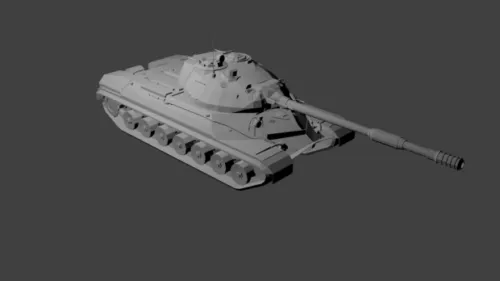 Russian T80 Tank Concept 3d model