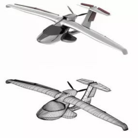 Military Icon A5 Aircraft 3d model