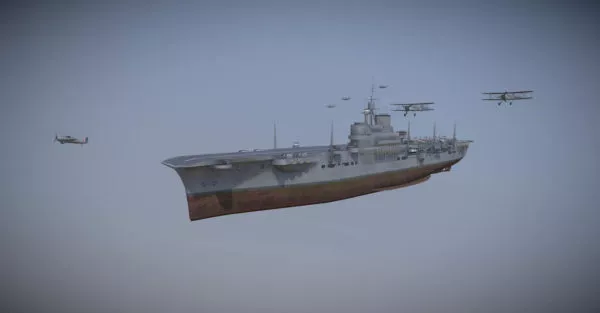 Futuristic Spacecraft Cruiser 3d model