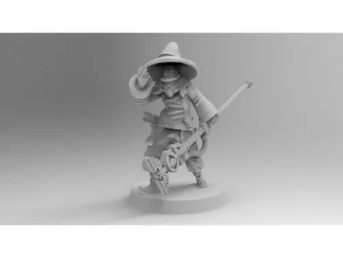 Imperial Guard Wizard Character 3d model Imperial Guard Wizard Character 3d model