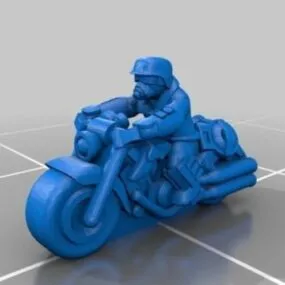 Imperial Roughriders Sculpture 3d model