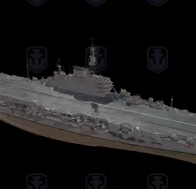 Implacable Navy Ship 3d model