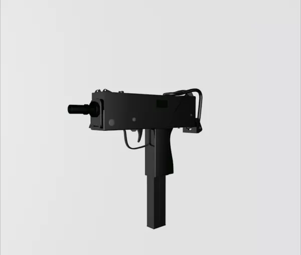 Ingram Mac Gun Weapon 3d model Ingram Mac Gun Weapon 3d model