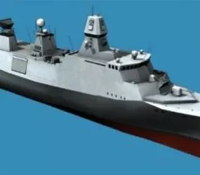 Iver Huitfeldt Ship Royal Danish Navy 3d model