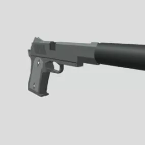 Weapon Type-j Hand Gun 3d model