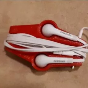Printable Samsung S5 Earbud Holder 3d model