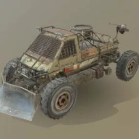 Military Jeep Vehicle 3d model