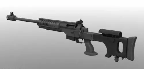 Jng-90 Gun Weapon 3d model Jng-90 Gun Weapon 3d model
