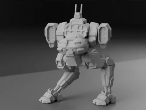 Jenner Battletech Character Sculpt 3d model Jenner Battletech Character Sculpt 3d model