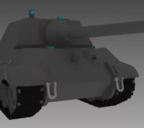 Jagdtiger German Tank 3d model
