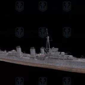 Jaguar Military Ship 3d model