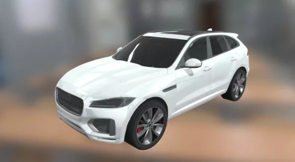 Car Jaguar F-pace 3d model Car Jaguar F-pace 3d model
