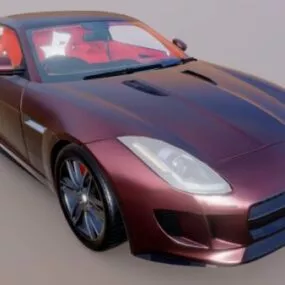 Jaguar F Car 3d model