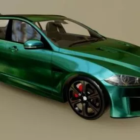 Jaguar Xfrs Car 3d model
