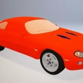 Jaguar Car Model Xkr 2000 3d model