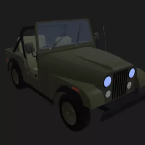 Jeep Transport Vehicle 3d model