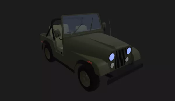 Car Jeep Toy 3d model