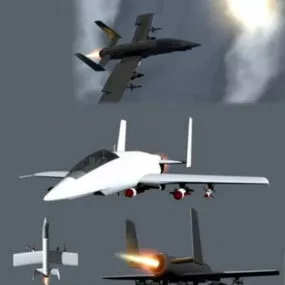 Military Jet Fighter 3d model