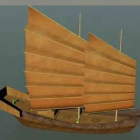 Vintage Jonka Sailor Boat 3d model