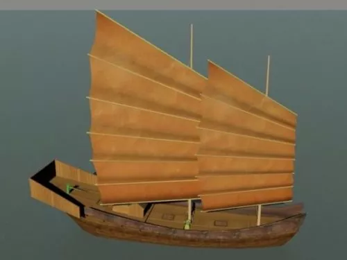 Vintage Jonka Sailor Boat 3d model Vintage Jonka Sailor Boat 3d model