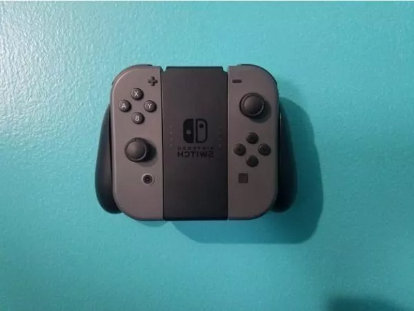 Joycon Grip Wall Mount Printable 3d model Joycon Grip Wall Mount Printable 3d model