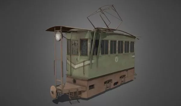 Passenger Subway Train 3d model