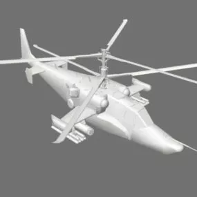 Ka50 Helicopter 3d model