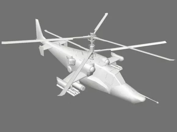 Small Utilities Helicopter 3d model