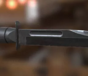 Usa Military Knife 3d model