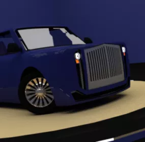 Kava Roll Royce Car 3d model