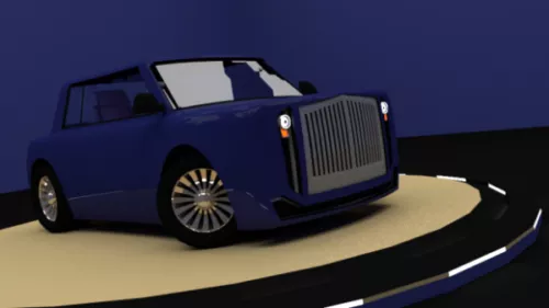 Kava Roll Royce Car 3d model Kava Roll Royce Car 3d model