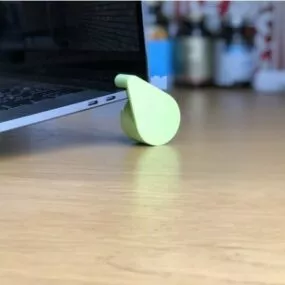 Printable Circle Laptop Stand 3d model