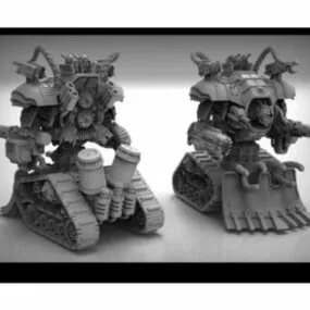 Ominion Crusader Game Character 3d model