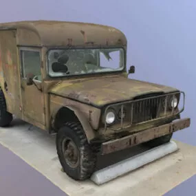 Kaiser M725 Ambulance Jeep Car 3d model