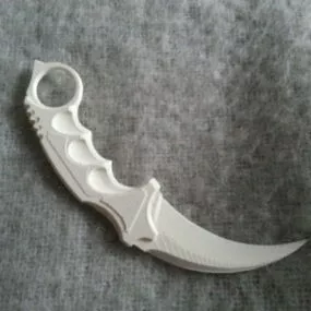 Karambit Cs-go Knife) 3d model