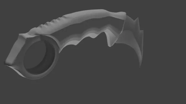 Spy Gear Set With Combat Knife 3d model