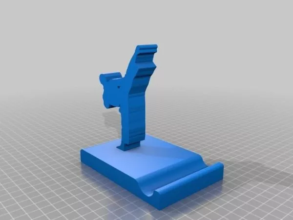 Karate Phone Holder Printable 3d model Karate Phone Holder Printable 3d model